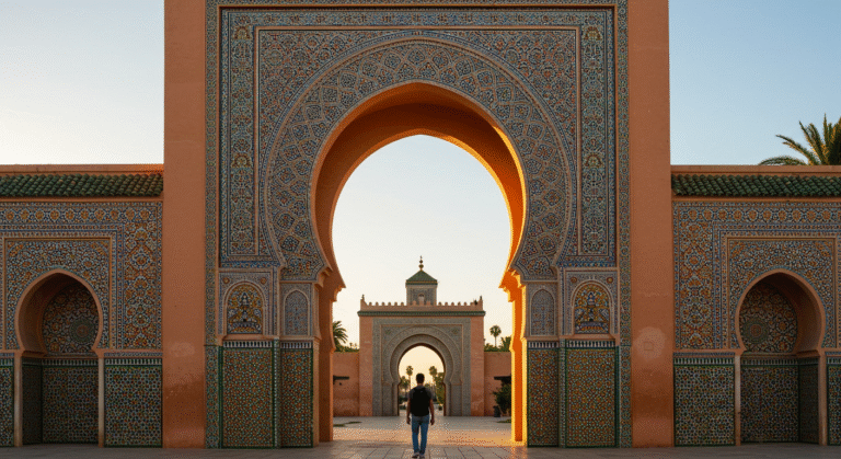 Stunning Moroccan Gate-Start of the Ultimate 10-Day Morocco Travel Itinerary